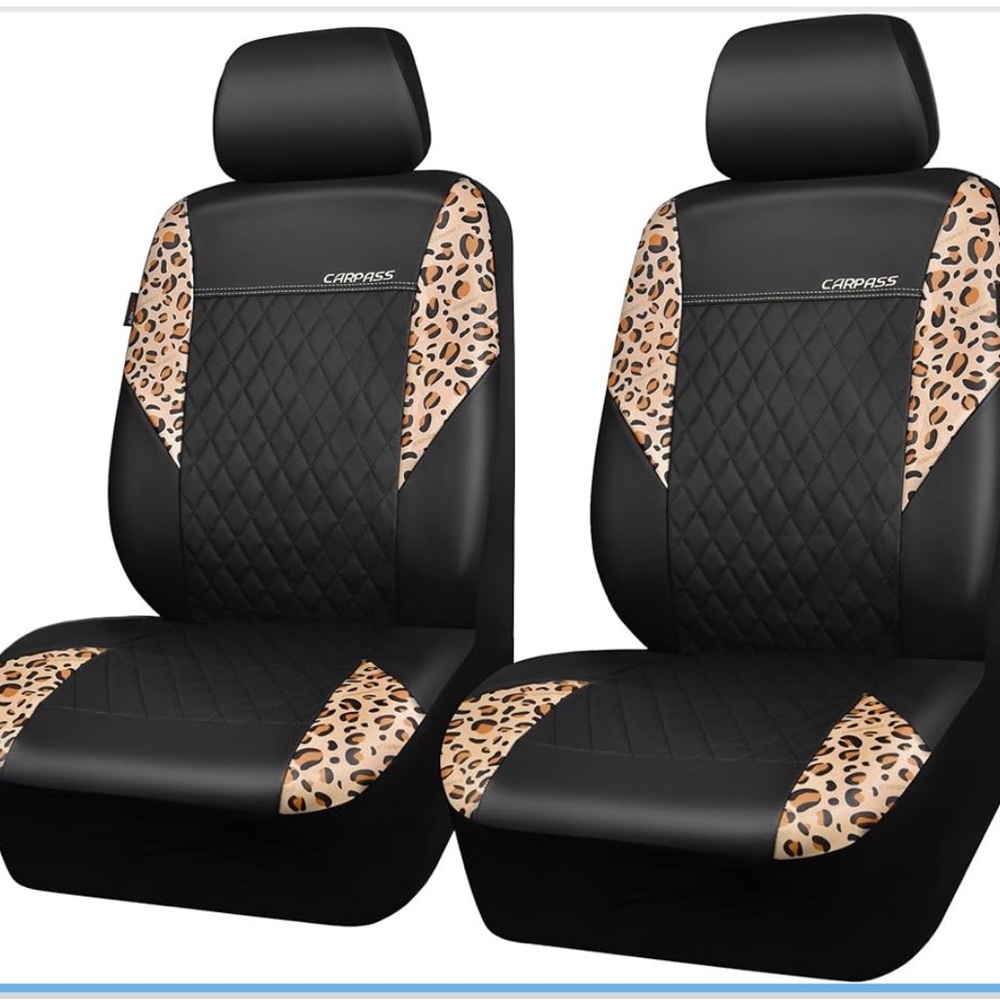 Leopard Print Car Seat Covers